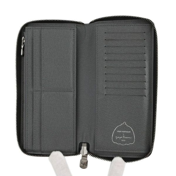 ルイヴィトン 長財布 モノグラム・エクリプス リバース LV×YK ジッピーウォレット・ヴェルティカル M81971 LOUIS VUITTON 草間彌生