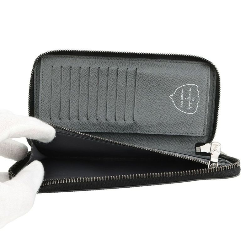 ルイヴィトン 長財布 モノグラム・エクリプス リバース LV×YK ジッピーウォレット・ヴェルティカル M81971 LOUIS VUITTON 草間彌生