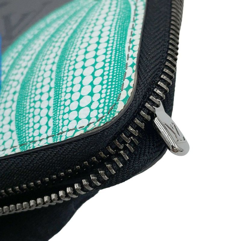 ルイヴィトン 長財布 モノグラム・エクリプス リバース LV×YK ジッピーウォレット・ヴェルティカル M81971 LOUIS VUITTON 草間彌生