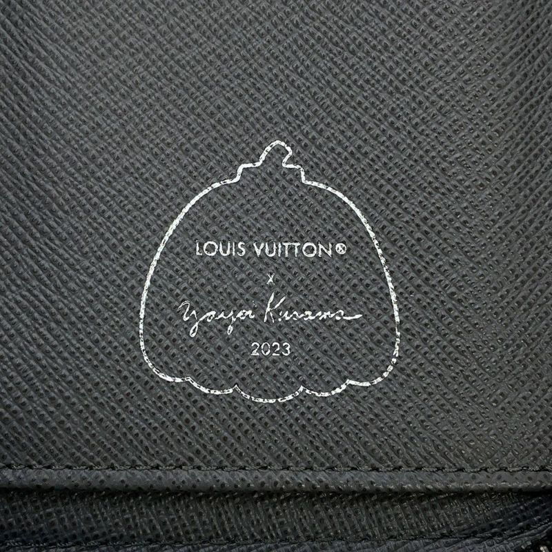 ルイヴィトン 長財布 モノグラム・エクリプス リバース LV×YK ジッピーウォレット・ヴェルティカル M81971 LOUIS VUITTON 草間彌生