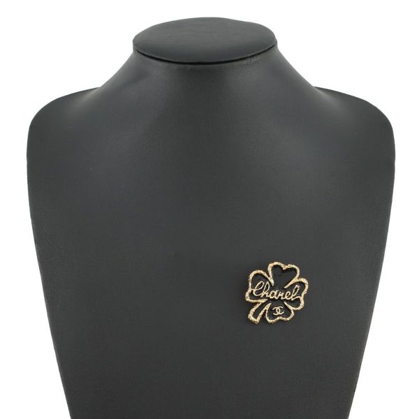 シャネル ピンブローチ ココマーク クローバー メタル B24P ABC961 CHANEL アクセサリー