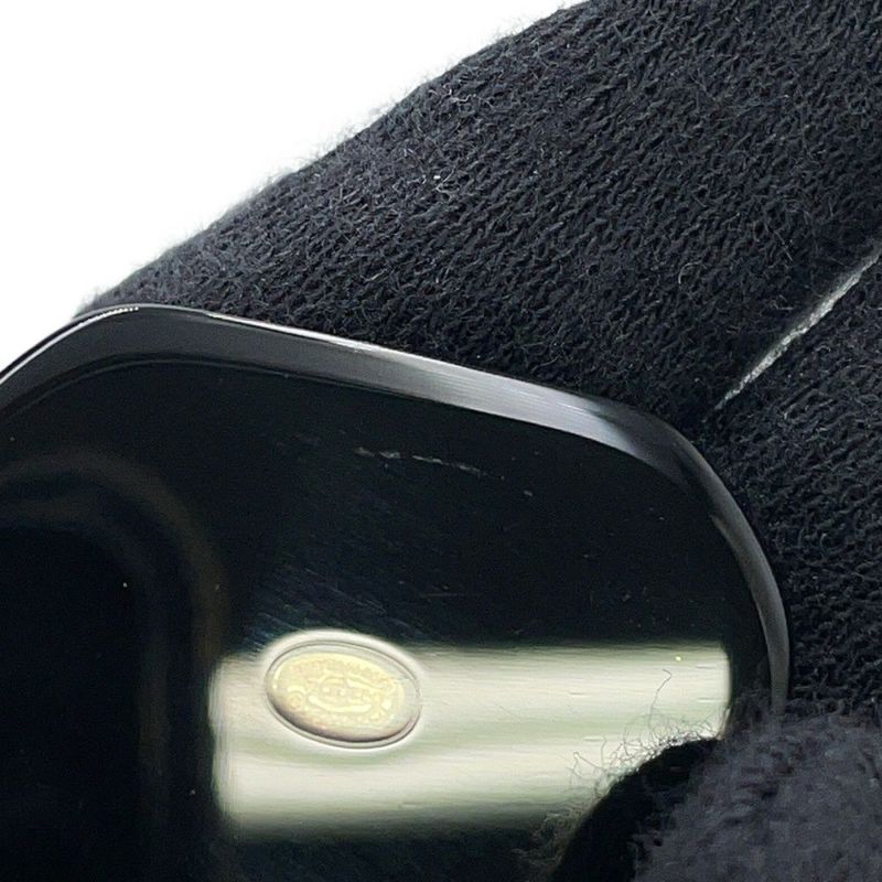 シャネル ピンブローチ ココマーク プルミエール 時計モチーフ レジン D23A ABB395 CHANEL アクセサリー 黒