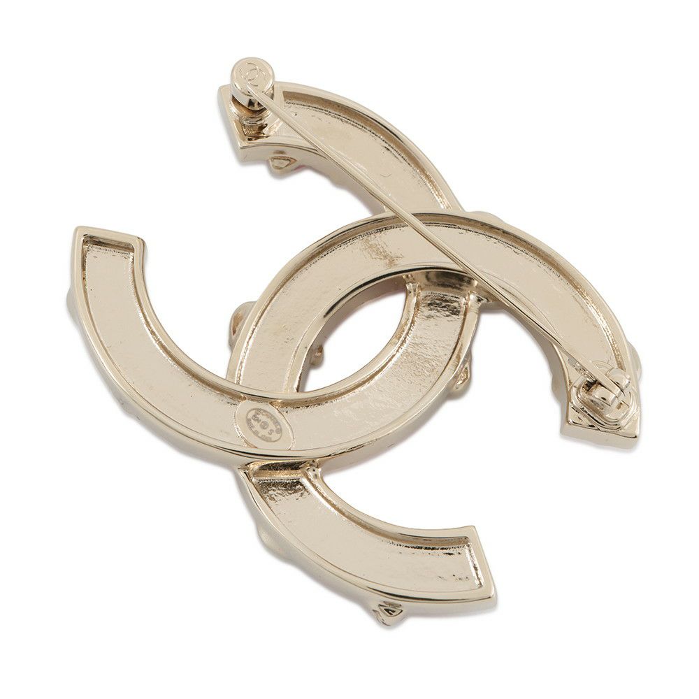 シャネル ブローチ ココマーク ストラス フェイクパール B24S ABD353 CHANEL アクセサリー
