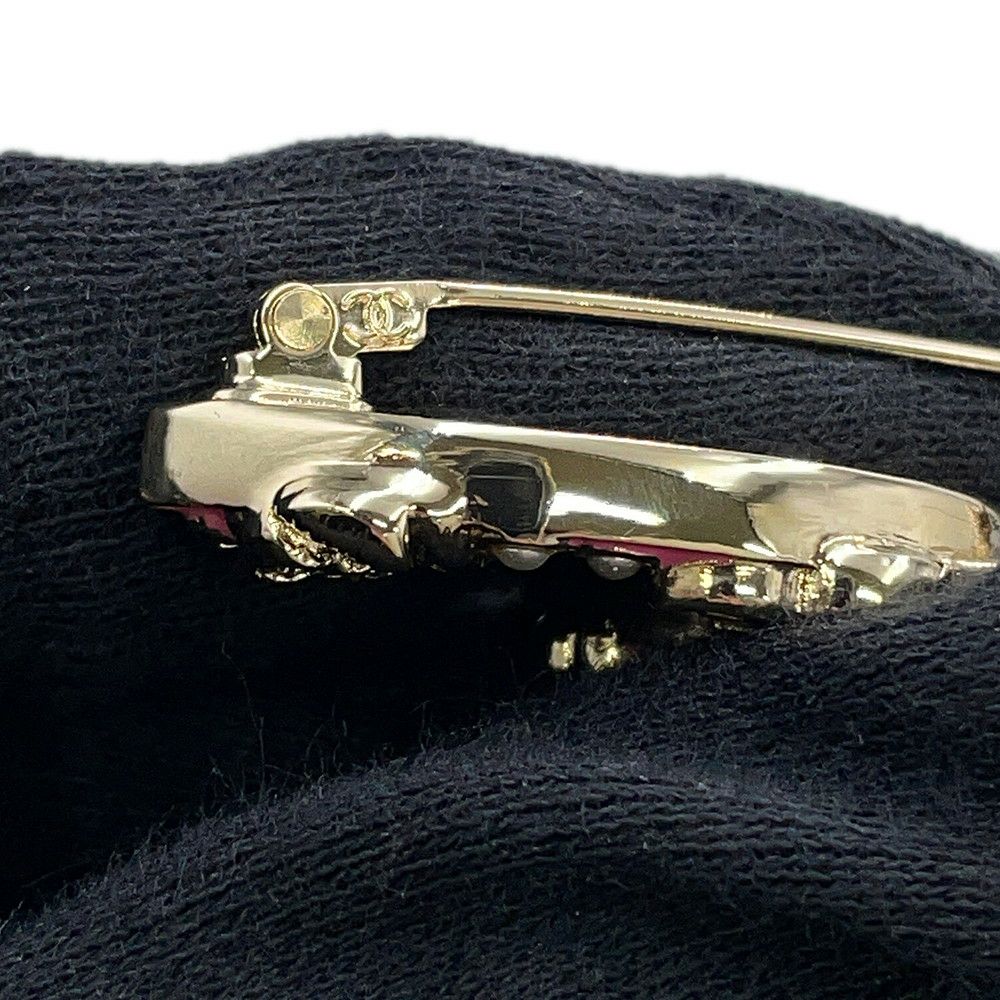 シャネル ブローチ ココマーク ストラス フェイクパール B24S ABD353 CHANEL アクセサリー