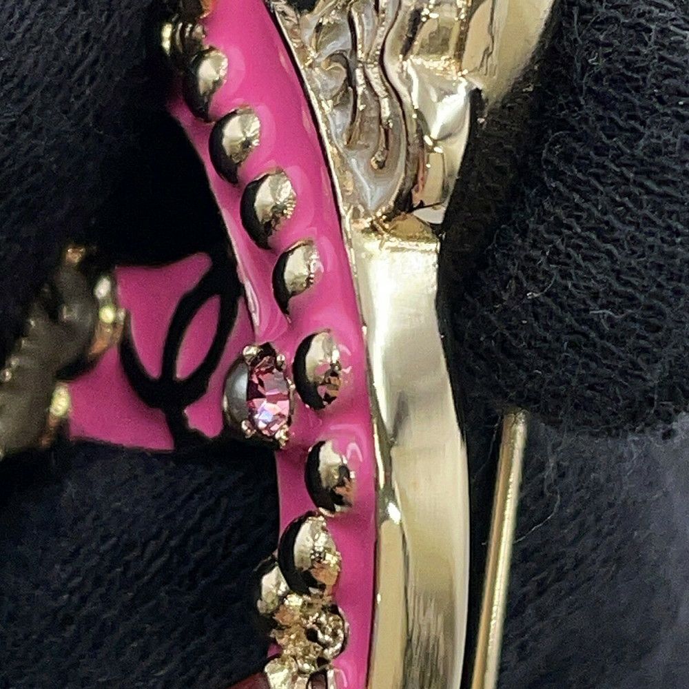 シャネル ブローチ ココマーク ストラス フェイクパール B24S ABD353 CHANEL アクセサリー