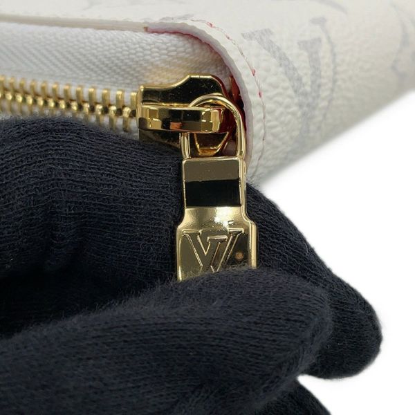 ルイヴィトン 長財布 モノグラム・チェリー LV × TM ジッピー・ウォレット M14240 LOUIS VUITTON 村上隆 白