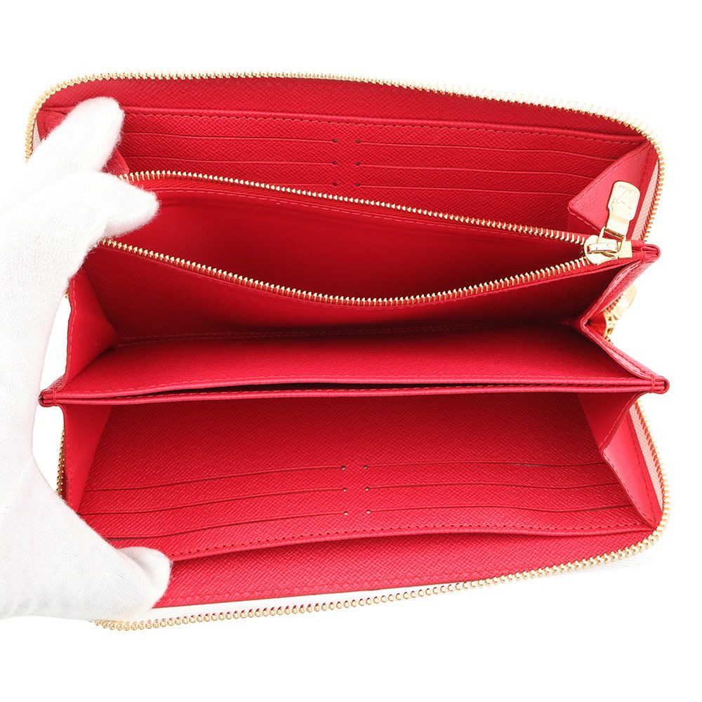 ルイヴィトン 長財布 モノグラム・チェリー LV × TM ジッピー・ウォレット M14240 LOUIS VUITTON 村上隆 白