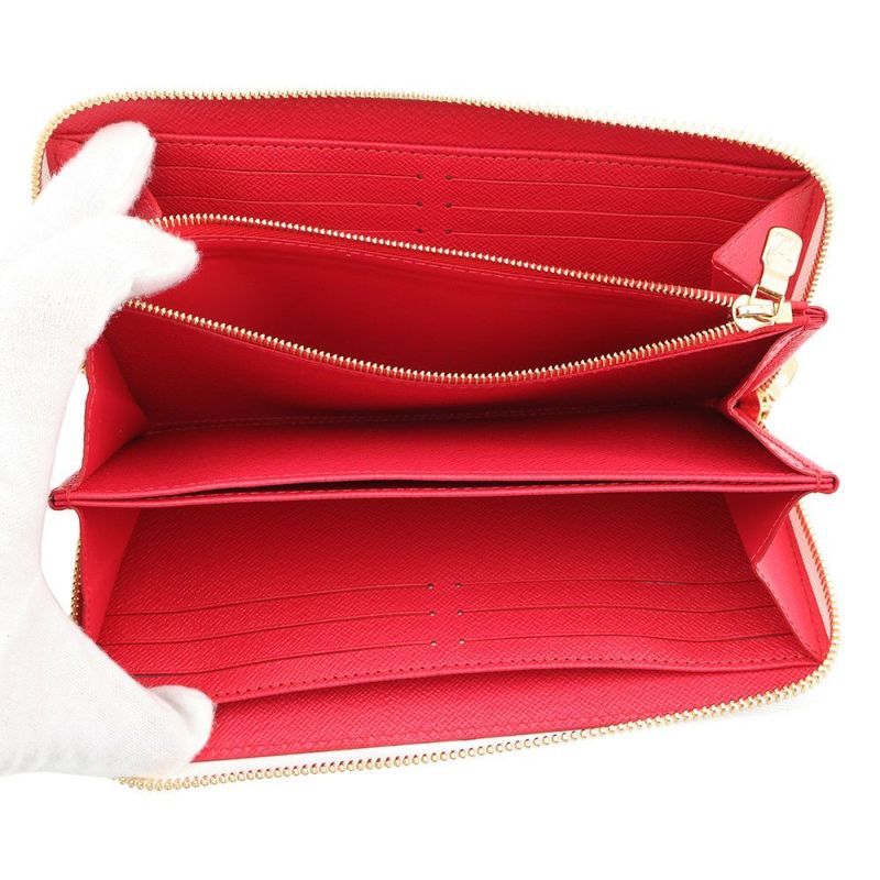 ルイヴィトン 長財布 モノグラム・チェリー LV × TM ジッピー・ウォレット M14240 LOUIS VUITTON 村上隆 白