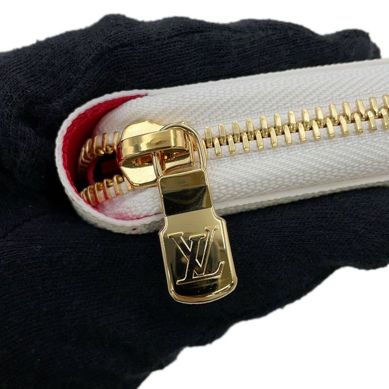 ルイヴィトン 長財布 モノグラム・チェリー LV × TM ジッピー・ウォレット M14240 LOUIS VUITTON 村上隆 白