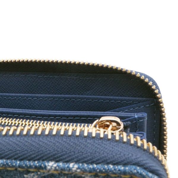 ルイヴィトン 長財布 モノグラム・チェリー デニム LV × TM ジッピー・ウォレット M23161 村上隆コラボ