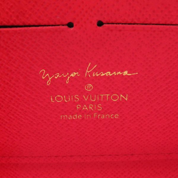 ルイヴィトン 長財布 モノグラム・パンプキンドット LV × YK ジッピー・ウォレット M60450 草間彌生