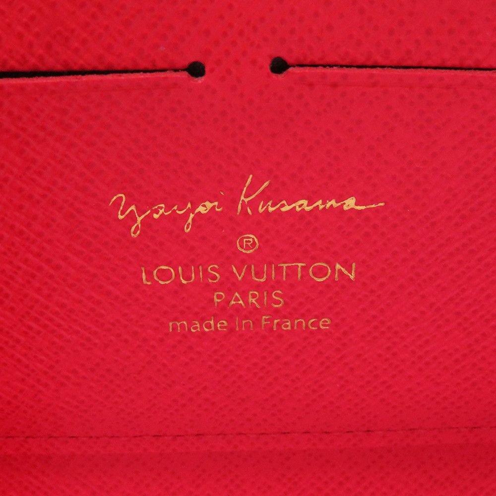 ルイヴィトン 長財布 モノグラム・パンプキンドット LV × YK ジッピー・ウォレット M60450 草間彌生