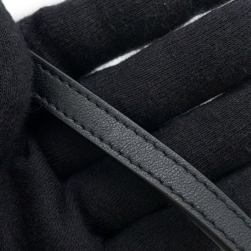 ディオール ハンドバッグ レディディオール カナージュ マイクロ バニティ ラムスキン S0918ONMJ 2wayショルダー 黒