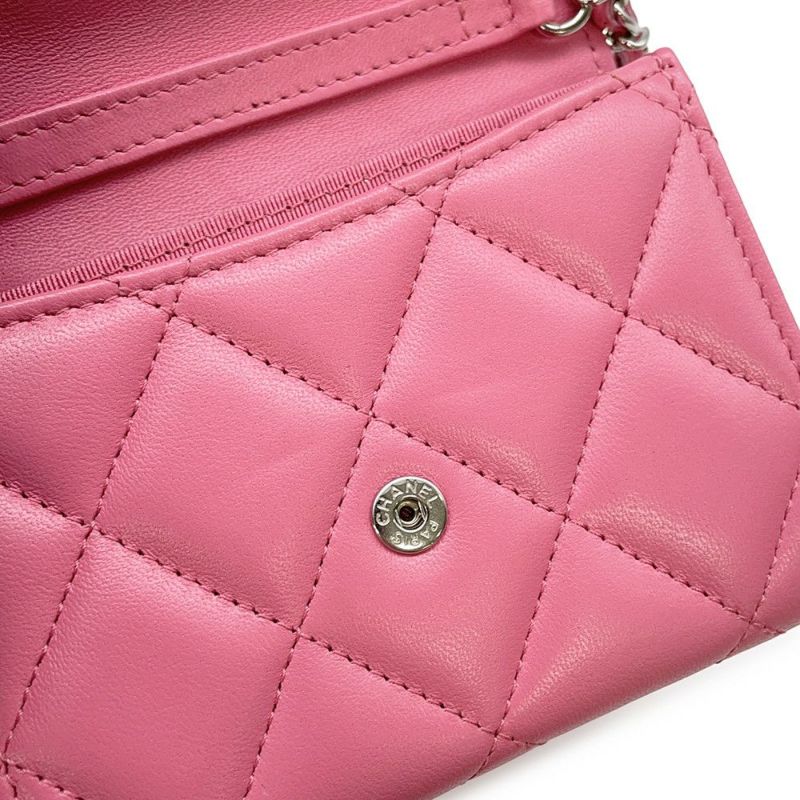 シャネル チェーンウォレット マトラッセ ココマーク ラムスキン AP2569 CHANEL コインケース