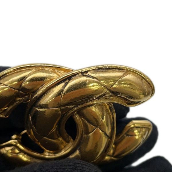 シャネル ブローチ ココマーク マトラッセ メタル ヴィンテージ CHANEL アクセサリー