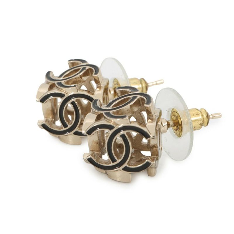 シャネル ピアス ココマーク キューブ メタル A22K AB9512 CHANEL アクセサリー
