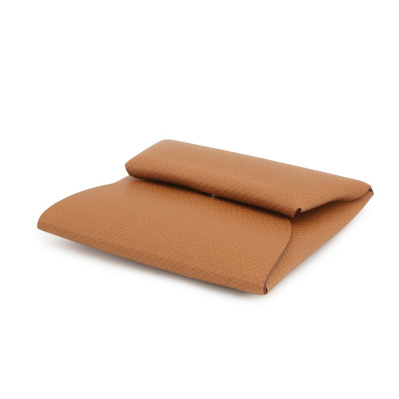 エルメス コインケース バスティア ゴールド エプソン W刻印 HERMES 財布