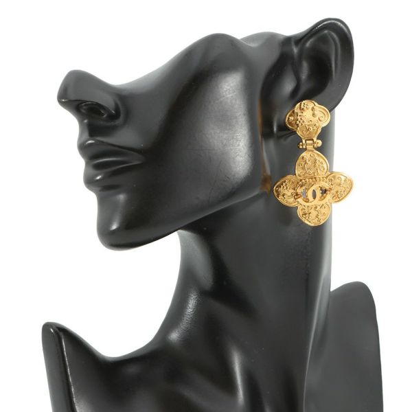 シャネル イヤリング ココマーク フラワー メタル 96A CHANEL アクセサリー