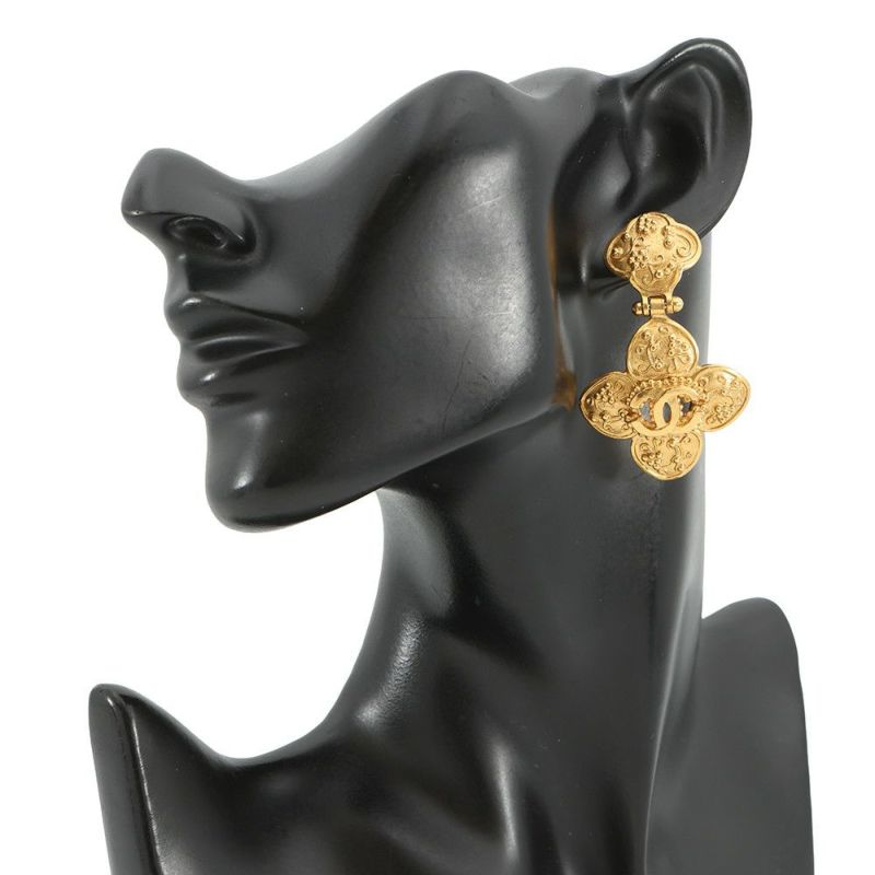 シャネル イヤリング ココマーク フラワー メタル 96A CHANEL アクセサリー