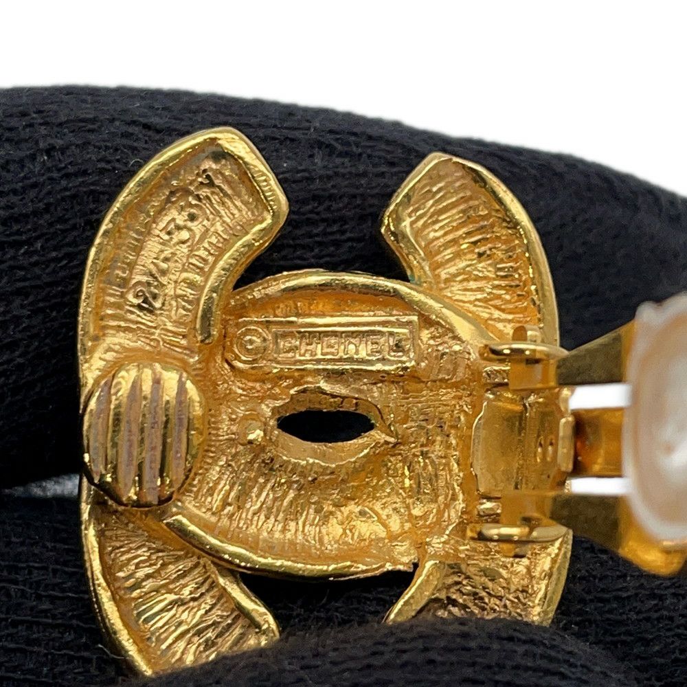 シャネル イヤリング ココマーク マトラッセ メタル ヴィンテージ CHANEL アクセサリー