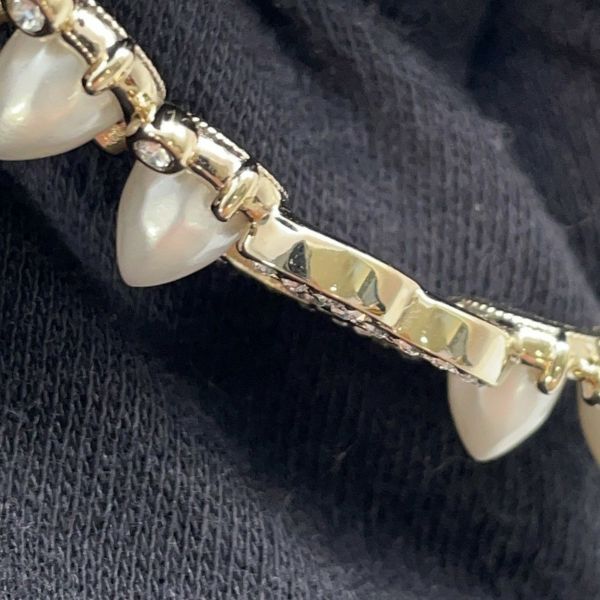 シャネル チョーカー スタッズ フェイクパール ラインストーン A22C AB7624 CHANEL ネックレス アクセサリー