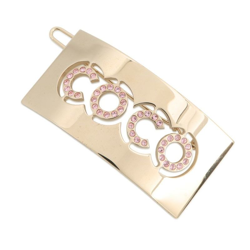 シャネル バレッタ COCO ラインストーン CHANEL アクセサリー