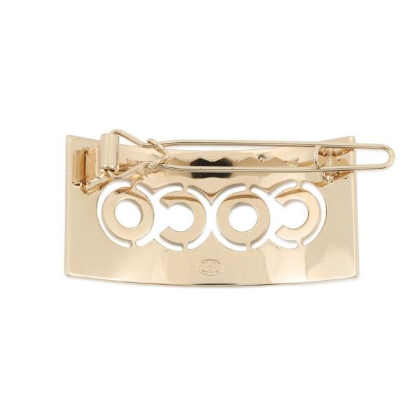 シャネル バレッタ COCO ラインストーン CHANEL アクセサリー