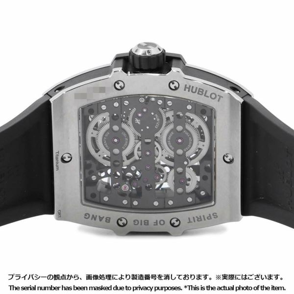 ウブロ スピリット オブ ビッグバン メカ-10 614.NX.1170.RX HUBLOT 腕時計 黒文字盤