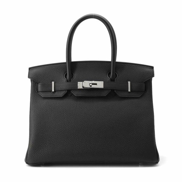 エルメス バーキン30 ブラック/シルバー金具 トゴ Z刻印 HERMES Birkin ハンドバッグ 黒 安心保証 |  中古・新品ブランド販売ギャラリーレア公式通販