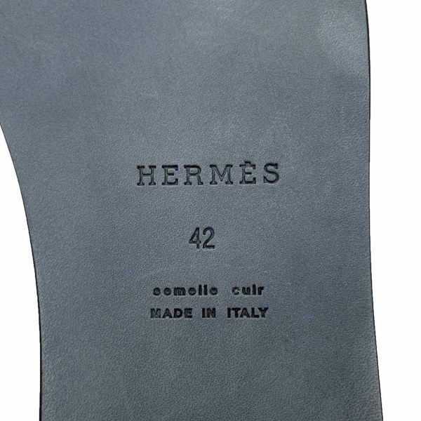 エルメス サンダル イズミール カーフレザー モザイク プリント メンズサイズ42 HERMES 靴