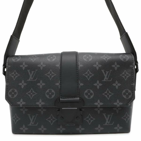 ルイヴィトン ショルダーバッグ モノグラム・エクリプス Sケープ・メッセンジャー M46794 LOUIS VUITTON 黒 ブラック