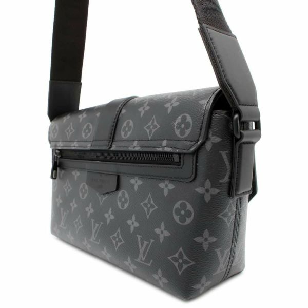 ルイヴィトン ショルダーバッグ モノグラム・エクリプス Sケープ・メッセンジャー M46794 LOUIS VUITTON 黒 ブラック