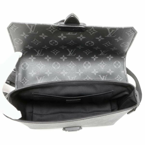 ルイヴィトン ショルダーバッグ モノグラム・エクリプス Sケープ・メッセンジャー M46794 LOUIS VUITTON 黒 ブラック