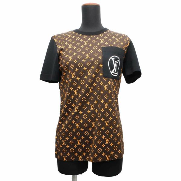 ルイヴィトン Tシャツ モノグラム コットン レディースサイズS LOUIS VUITTON トップス