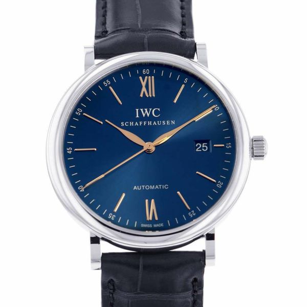 IWC ポートフィノ オートマティック IW356523 腕時計 ブルー文字盤 | 中古・新品ブランド販売ギャラリーレア公式通販