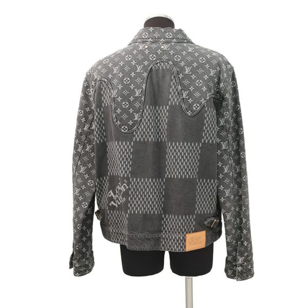 ルイヴィトン デニムジャケット NIGOコラボ ジャイアントダミエ