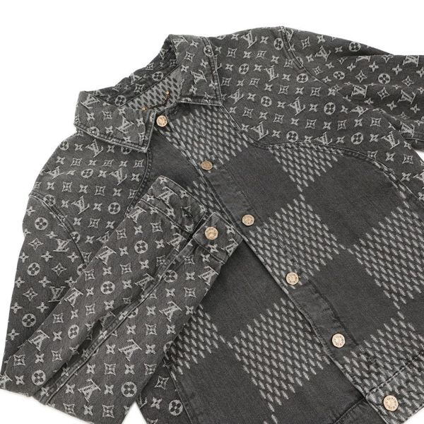 ルイヴィトン デニムジャケット NIGOコラボ ジャイアントダミエ