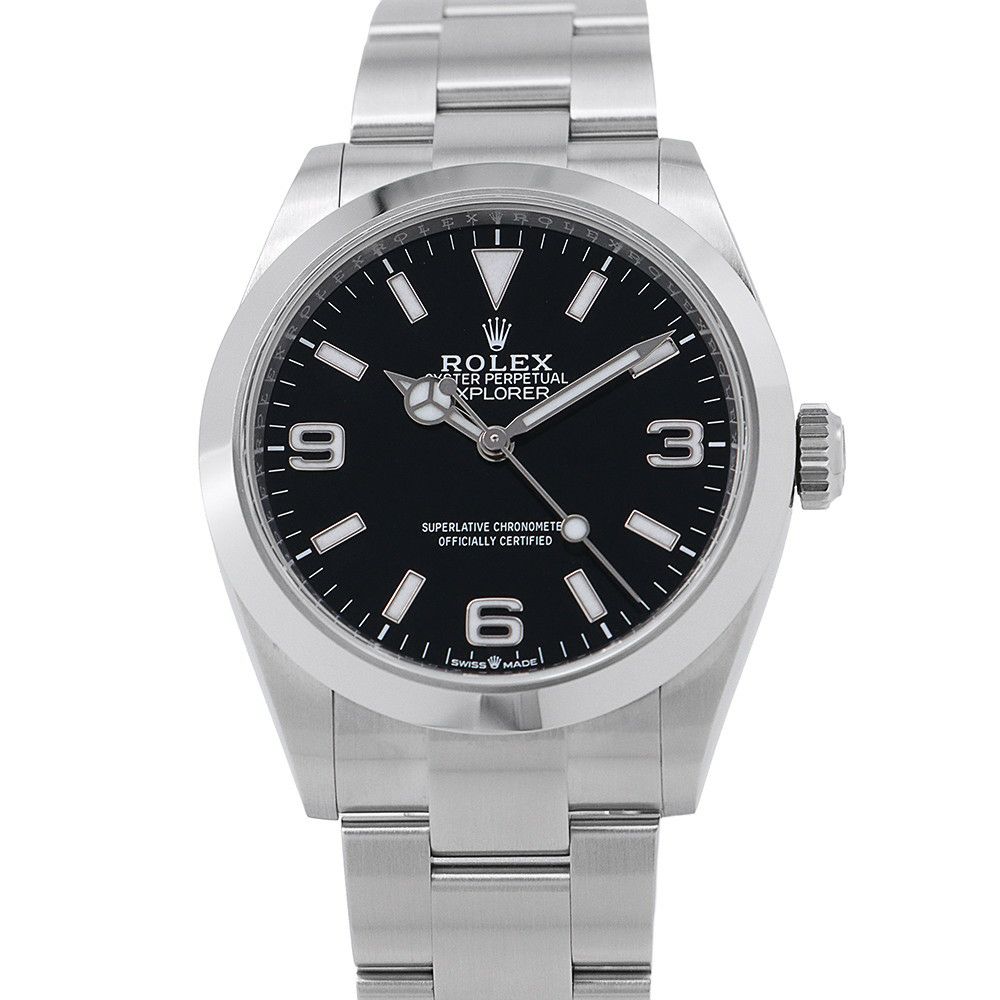 ロレックス エクスプローラー40 ランダムシリアル ルーレット 224270 ROLEX 腕時計 黒文字盤