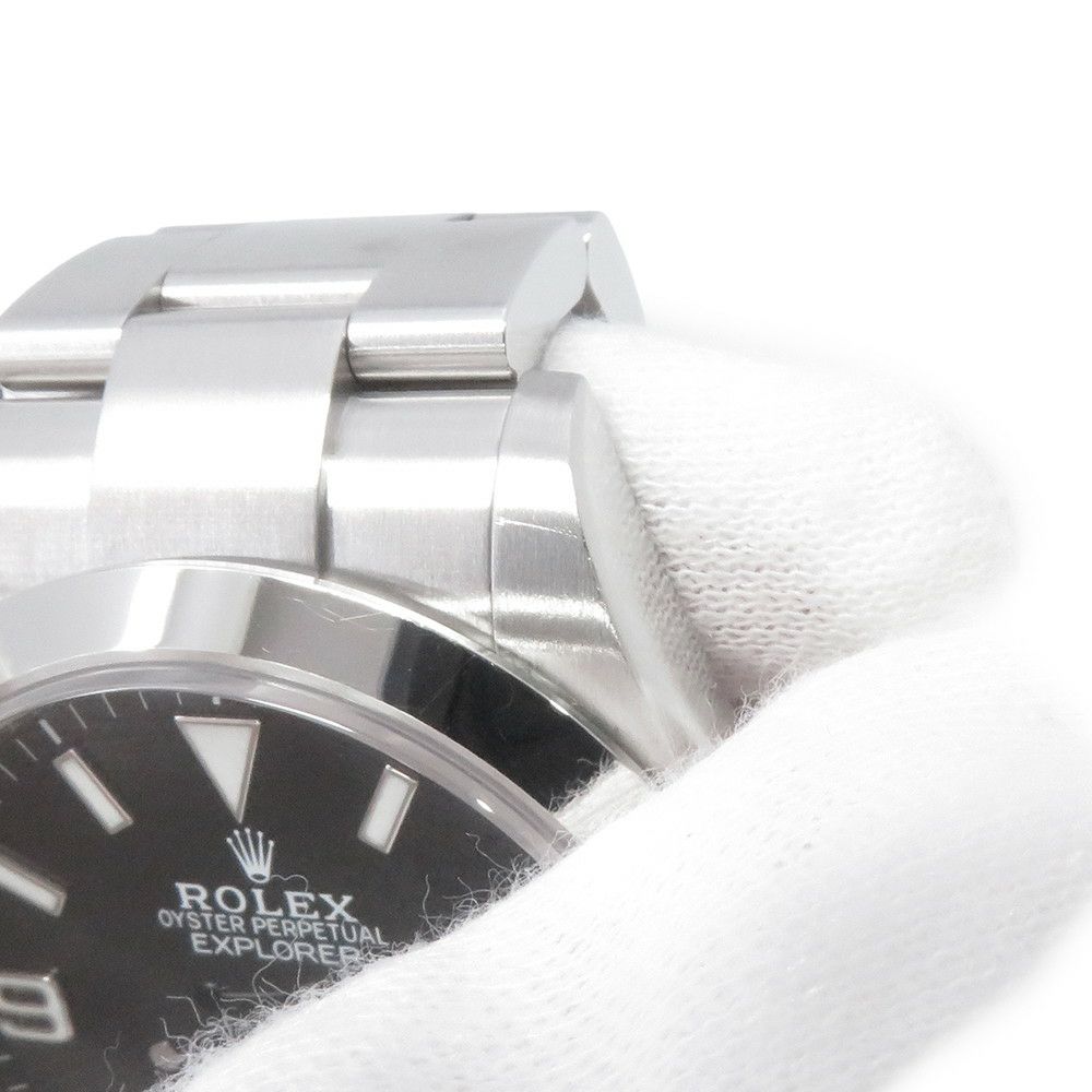 ロレックス エクスプローラー40 ランダムシリアル ルーレット 224270 ROLEX 腕時計 黒文字盤