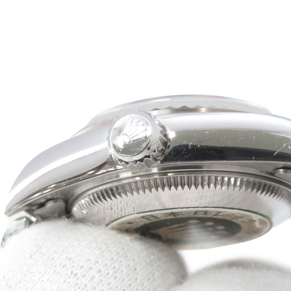ロレックス デイトジャスト K番 SS/K18WG 79174 ROLEX 腕時計 ブルー文字盤