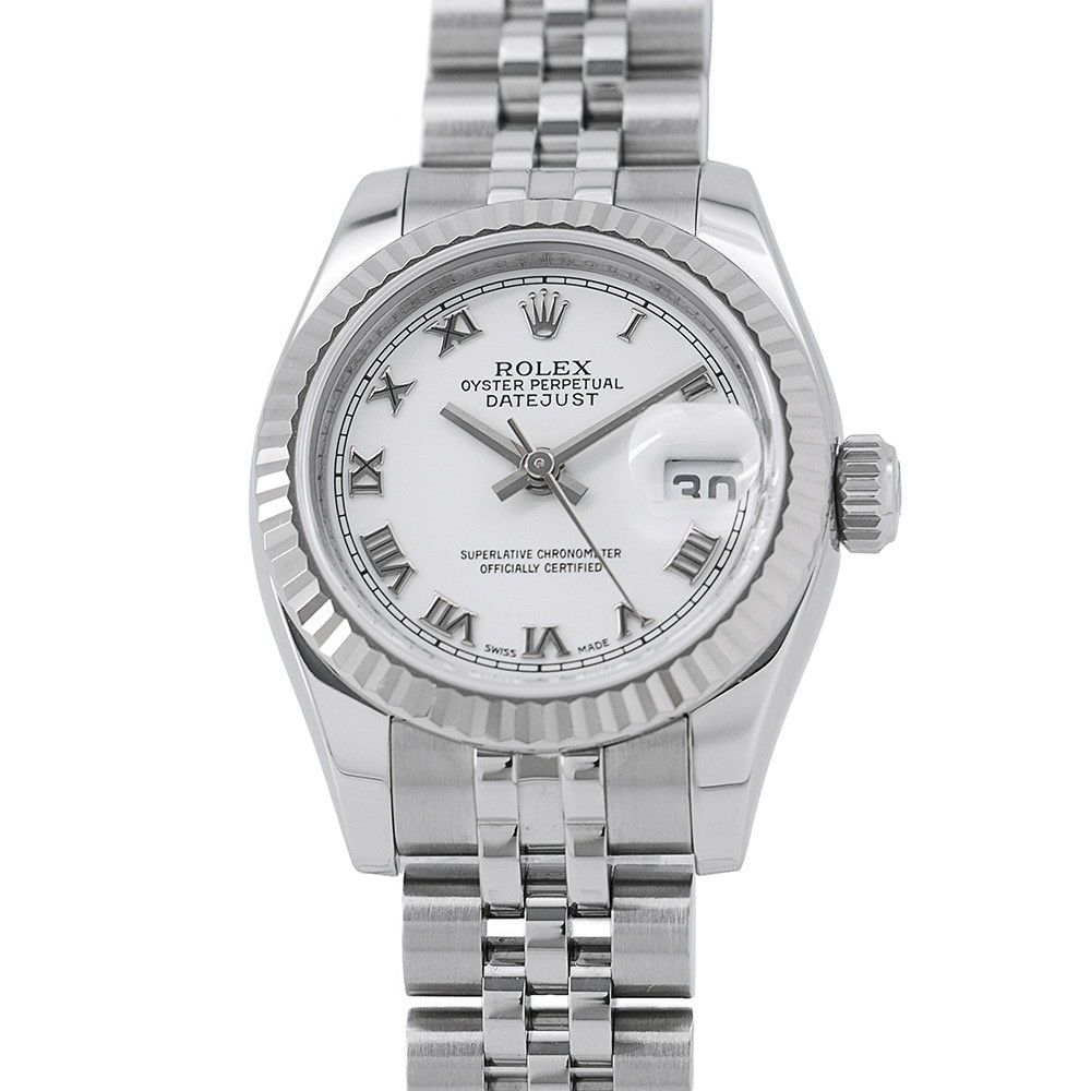 ロレックス デイトジャスト M番 179174 ROLEX 腕時計 白文字盤