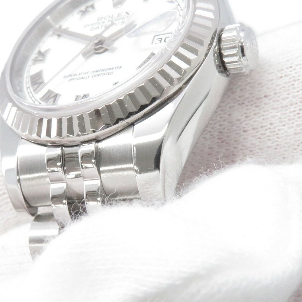 ロレックス デイトジャスト M番 179174 ROLEX 腕時計 白文字盤