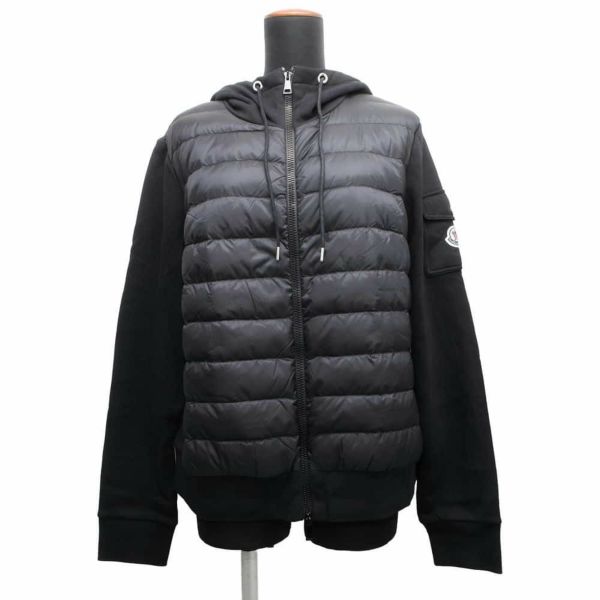 モンクレール パーカー ジャケット マグリア カーディガン レディースサイズXL G10938G52300 MONCLER 黒