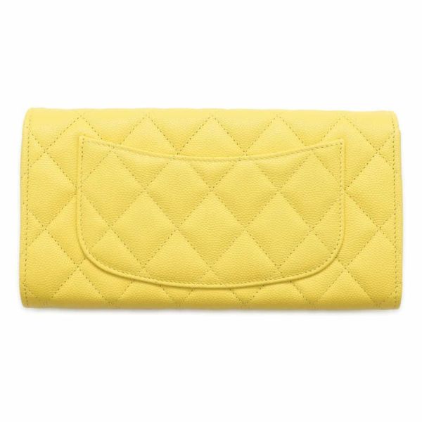 シャネル 長財布 クラシック ロング フラップ ウォレット マトラッセ ココマーク キャビアスキン AP0241 CHANEL 財布