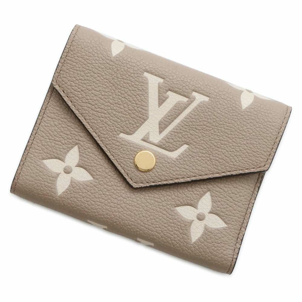 Louis Vuitton チェック柄 三つ折り財布