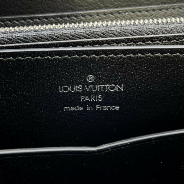 ルイヴィトン 長財布 クロコダイル マット ジッピーXL N93081 LOUIS VUITTON 財布 メンズ セカンドバッグ ブラック 黒