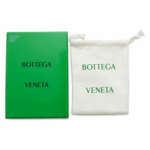 ボッテガヴェネタ 二つ折り財布 イントレチャート レザー 706010 BOTTEGA VENETA 財布 黒