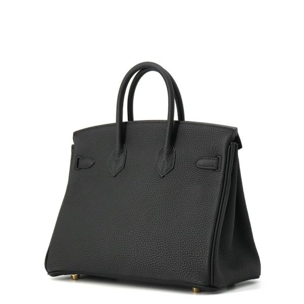 エルメス バーキン25 ブラック/ゴールド金具 トゴ B刻印 HERMES Birkin ハンドバッグ 黒