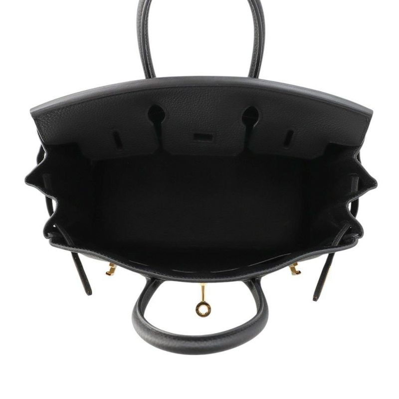 エルメス バーキン25 ブラック/ゴールド金具 トゴ B刻印 HERMES Birkin ハンドバッグ 黒