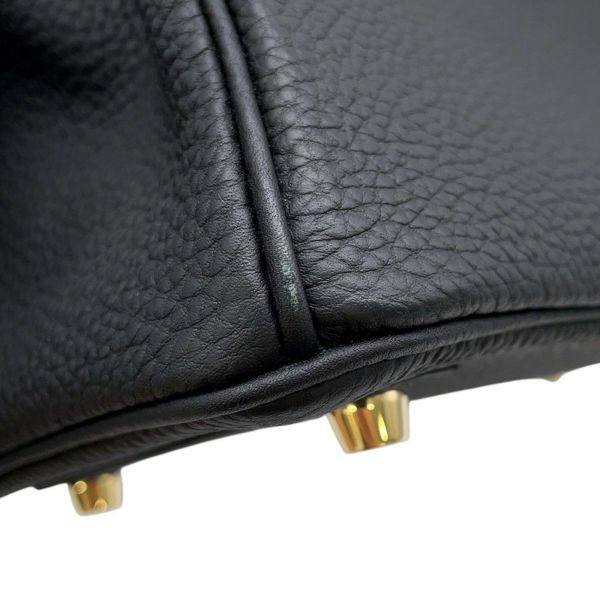 エルメス バーキン25 ブラック/ゴールド金具 トゴ B刻印 HERMES Birkin ハンドバッグ 黒